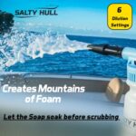 Salty Hull Tournament Series Stainless Steel Foam Gun Deluxe Starter Kit, Blue