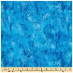 Hobby Lobby Blended Blue Cotton Calico Fabric-1 Yard