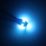 BlyilyB 12-Pack Ice Blue Replacement Stock # 194 T10 168 2825 W5W 175 158 Bulb 5050 5 SMD LED Light 12V Car Interior Lighting For Map Dome Lamp Courtesy Trunk License Plate Dashboard Parking Lights