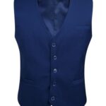 Enlision Men’s Suit Vest Business Formal Dress Waistcoat Solid Color Vest for Suit or Tuxedo