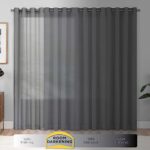 Eclipse Solid Thermapanel Modern Room Darkening Rod Pocket Window Curtain for Bedroom (1 Panel), 54 in x 63 in, Navy