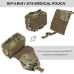 PETAC GEAR Rip Away IFAK Pouch, Tear Off Medical Pouches,Slim EMT Pouches,for Tactical Vest/Duty Belt/MOLLE Panels… …