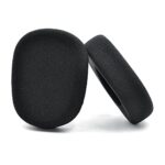 VEKEFF Replacement Cushion Ear Pads Kit for BlueParrott B450-XT Bluetooth Headset (Black, Foam Ear Cushions + Microphone Foam)