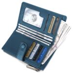Montana West Women’s Wallet Long Bifold Card Holder RFID Blocking with Zipper Coin Pocket