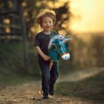 HollyHOME Sequin Unicorn Stick Horse with Wood Wheels Real Pony Neighing and Galloping Sounds Plush Unicorn Toy Blue 36 Inches(AA Batteries Required)