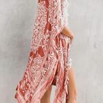 Breezy Lane Kimono Cardigan for Wmen Beach Coverup Bathing Suit Cover Up for Swimsuit Summer Kimonos Resort Wear