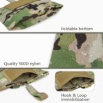KRYDEX Tactical Blow Out Kit Bag Medical Pouch First Aid Bag IFAK Pouch with MOLLE and Belt Loop (MC)