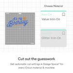 Cricut® Value Iron-On, Blue (12 in x 20 ft)- HTV Heat Transfer Vinyl
