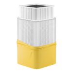 BLUEAIR Blue Pure 121 Pre-filter, Washable Fabric Traps Pollen Pet Hair Dust, Buff Yellow